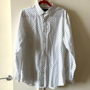 Banana Republic M Non-Iron Slim Fit Dress Shirt White
